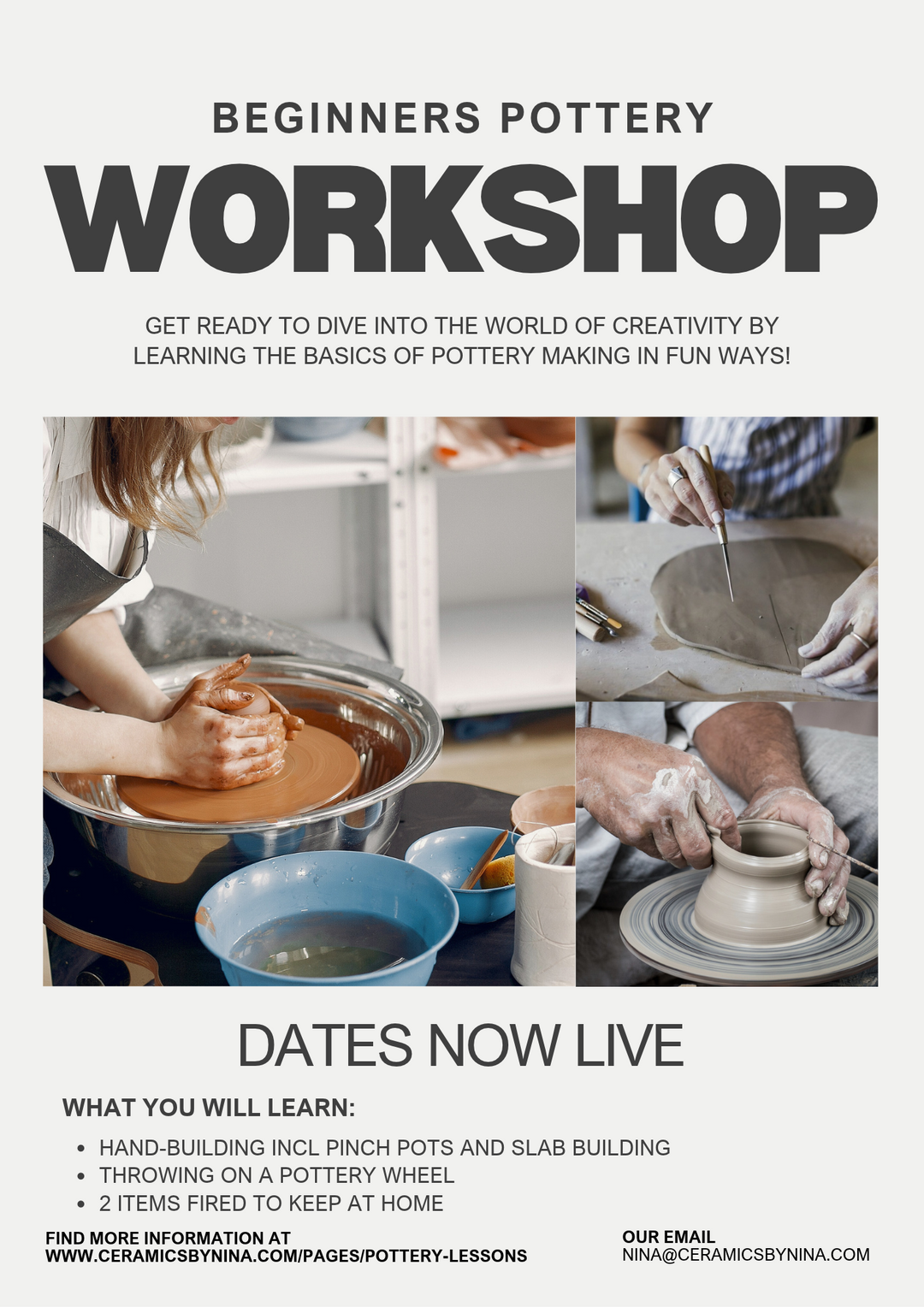 Beginner Pottery Workshop