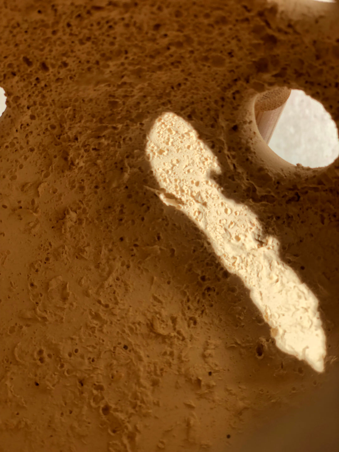 Ceramic Vase with bullet holes