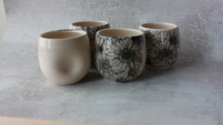 The Sunflower Thumb-Indent Cup