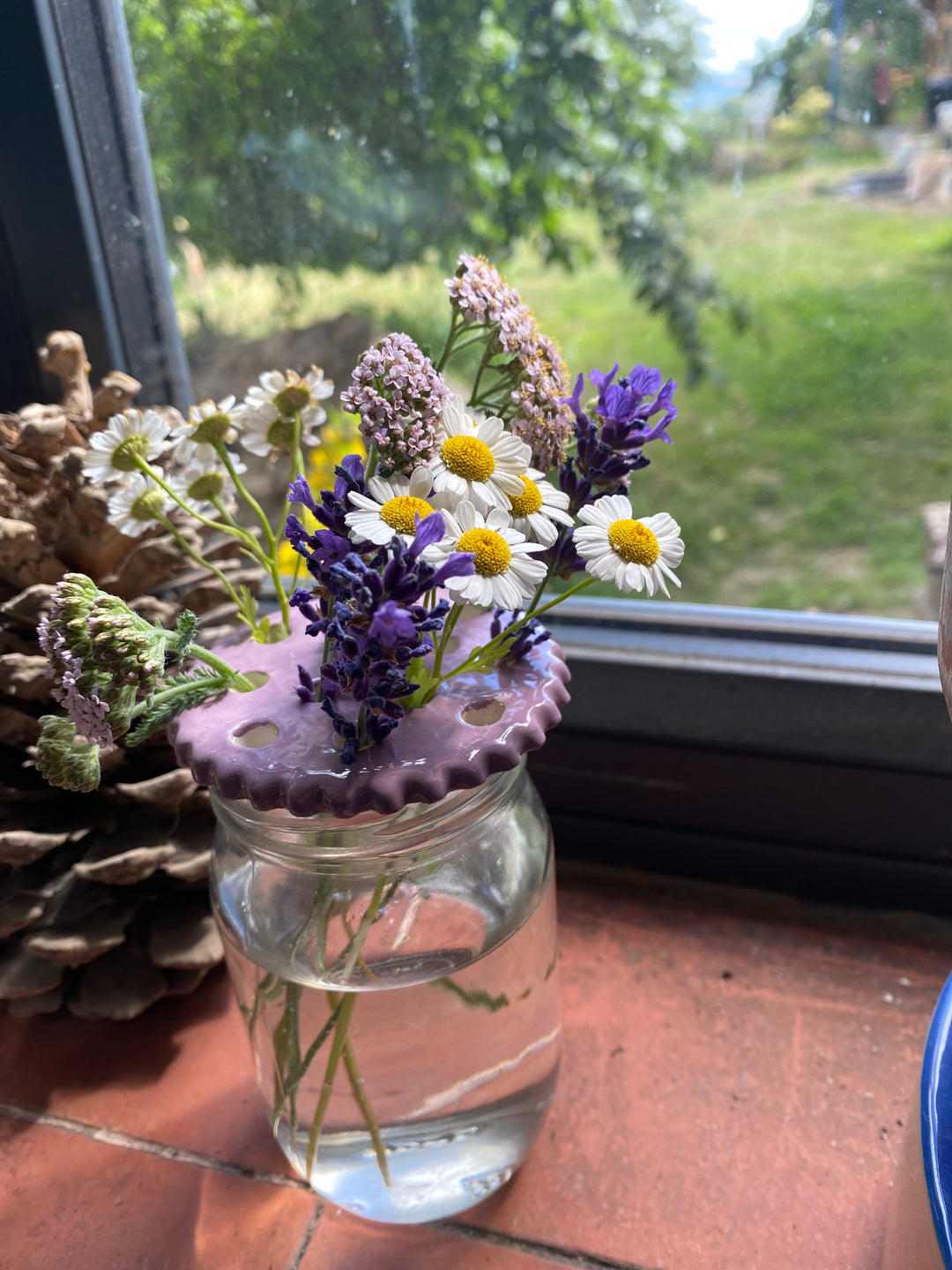 Ceramic Flower Frogs