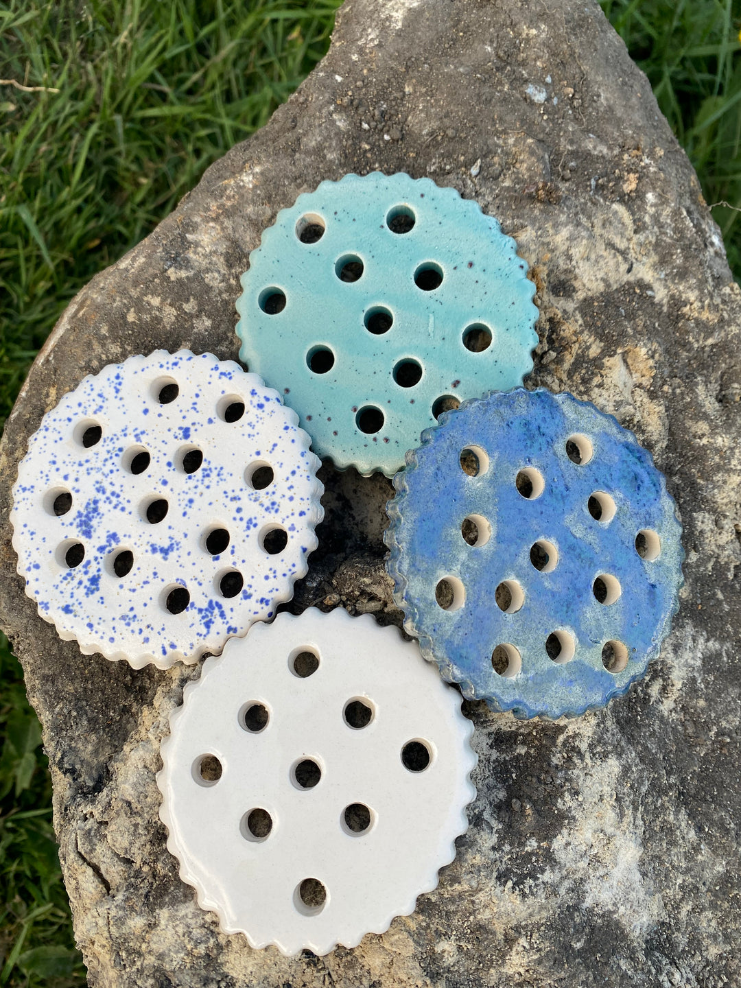 Ceramic Flower Frogs