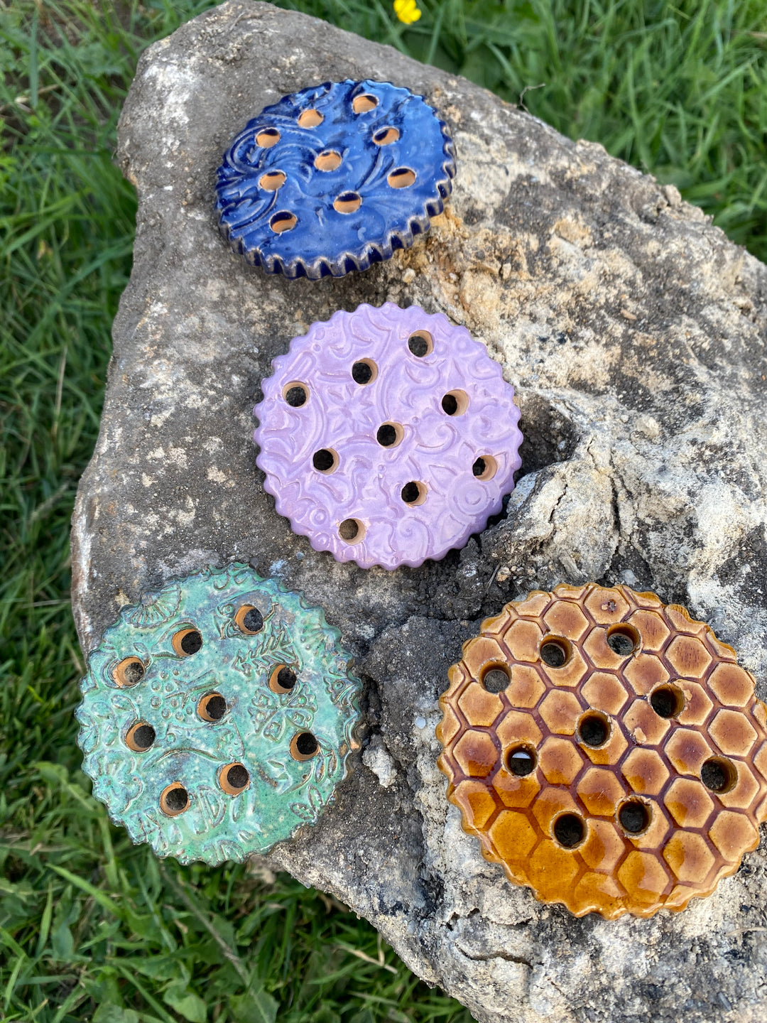 Ceramic Flower Frogs