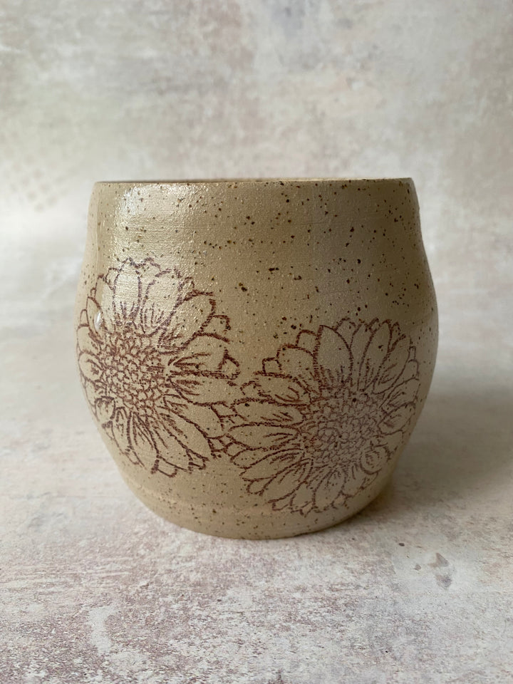 Large Sunflower vase