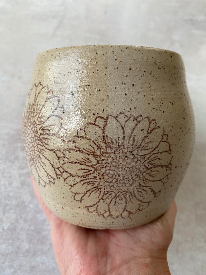 Large Sunflower vase