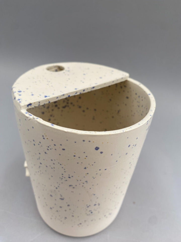 White handmade Sippy Cup