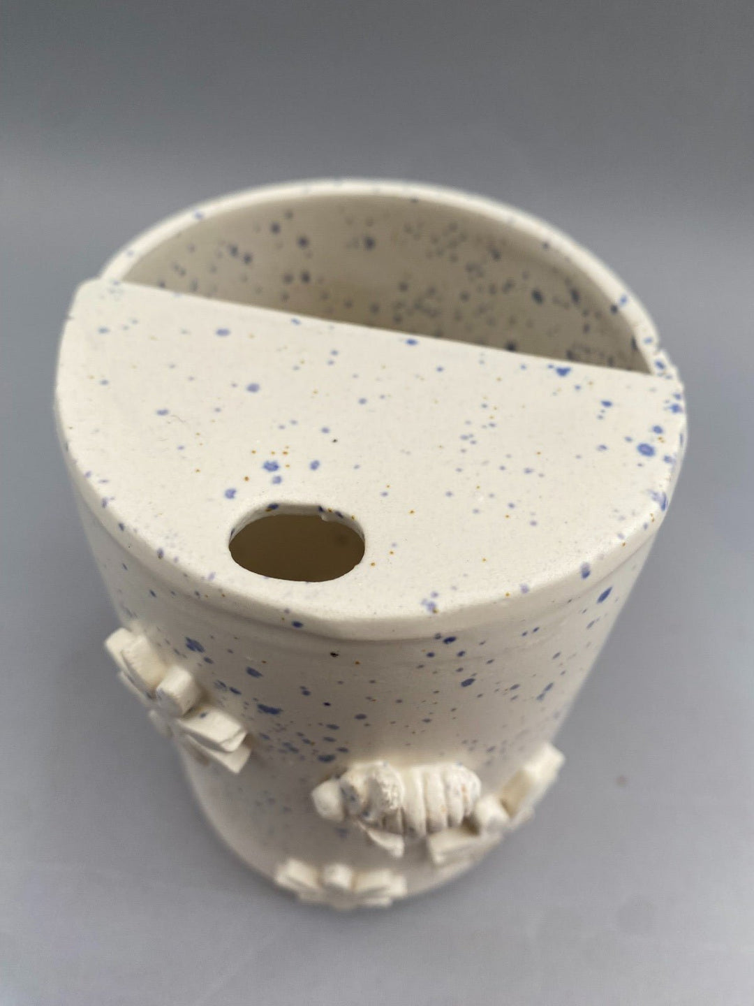 White handmade Sippy Cup