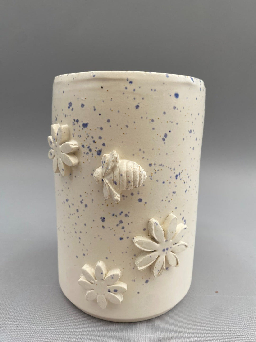 White handmade Sippy Cup