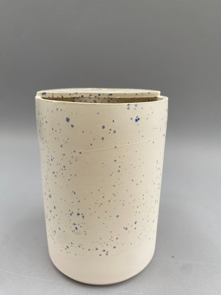 White handmade Sippy Cup